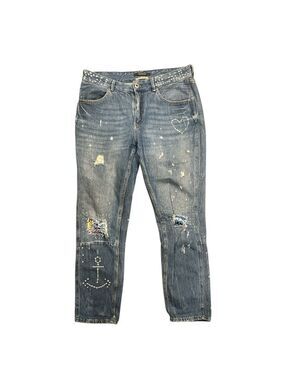 Scotch & Soda “Bandit” Slim Tapered Blauw Souvenir Women’s Jeans (W28 / L28)